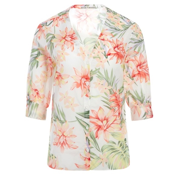 Colby Floral Button Down - Picture 1 of 5